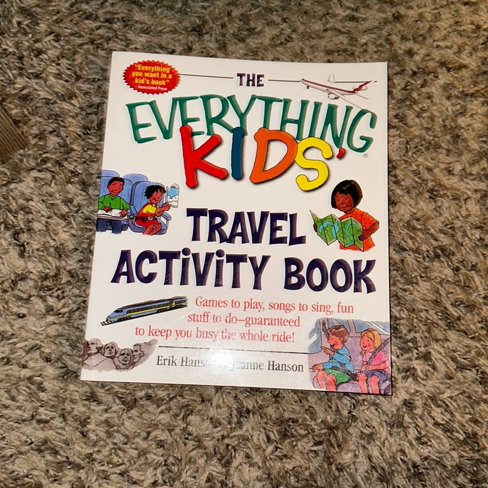 Travel activity book